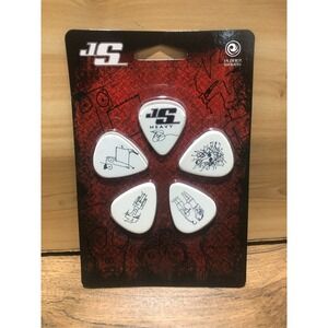 Planet Waves Joe Satriani Guitar Picks, White, 10 pack, Heavy Gauge .039" NIB